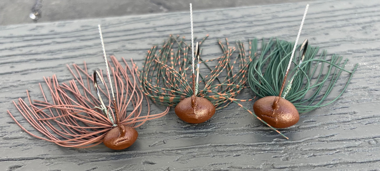 Hand Tied Living Rubber Jig
